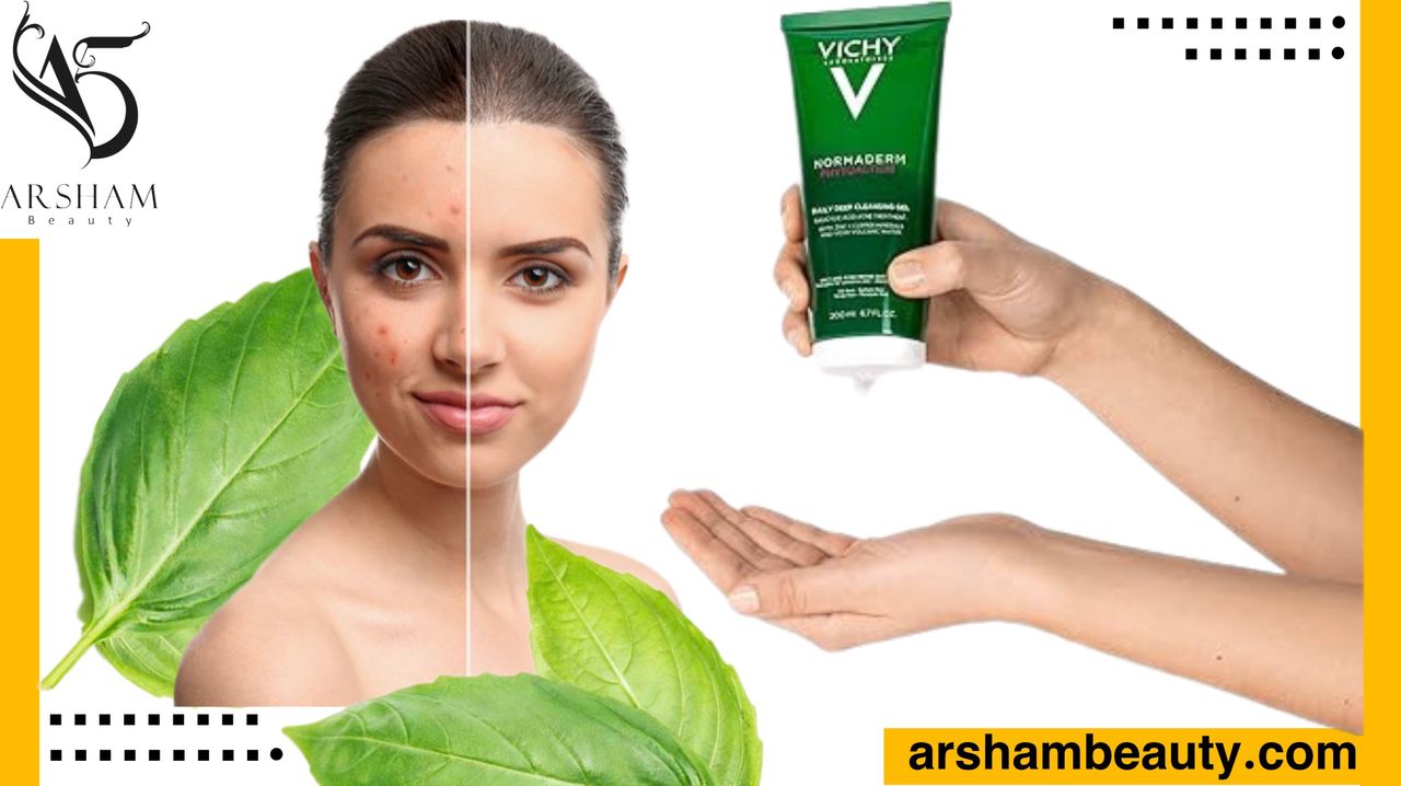 ژل شستشوی پوست های چرب و حساس نورمادرم Normaderm ویشی Vichy