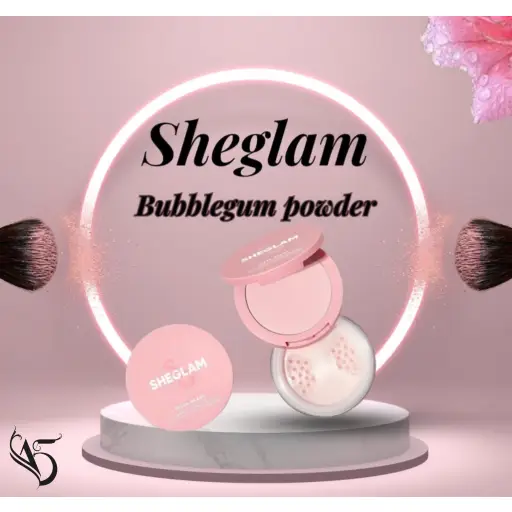 پودر فیکس دو طبقه صورتی شیگلم Sheglam