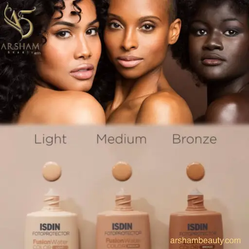 ضد آفتاب فیوژن واتر رنگی ایزدین Isdin