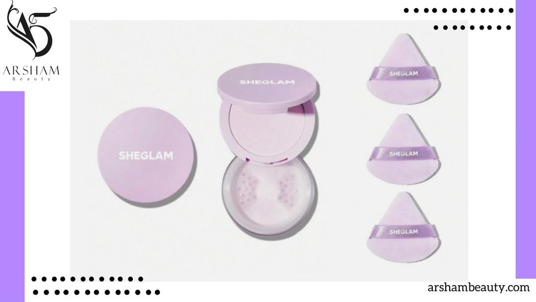 پودر فیکس دو طبقه بنفش شیگلم Sheglam