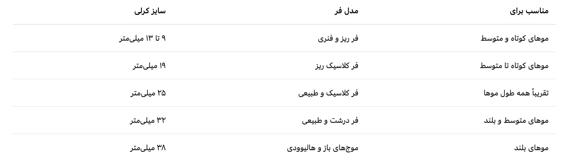 فرکننده مو شیگلم